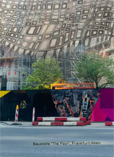 Postkarte Baustelle 'The Four'